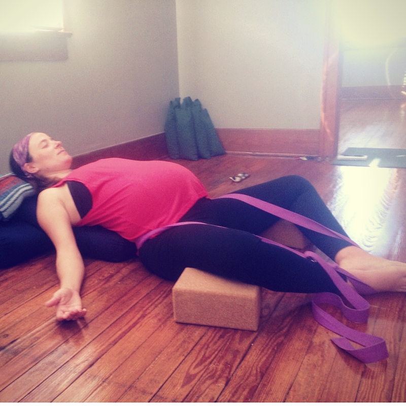 Restorative Yoga With One Bolster - 5 Relaxing Poses , bolster yoga
