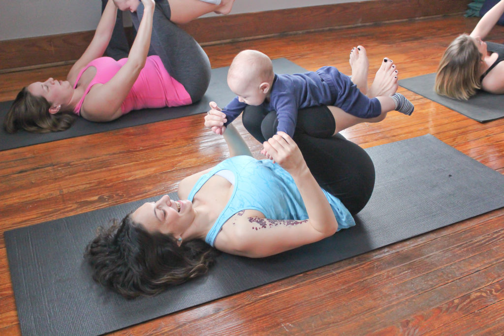 Baby Yoga: Yoga Poses You Can Do With Your Baby | Super Baby Pose | SpoiledYogi.com