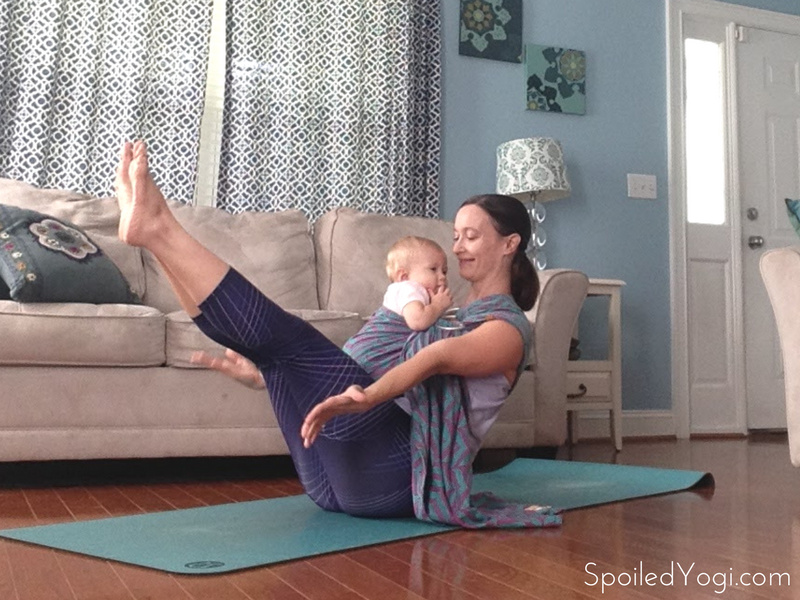 Babywearing Yoga: Best Yoga Poses for Babywearing Yoga Mamas - Spoiled Yogi