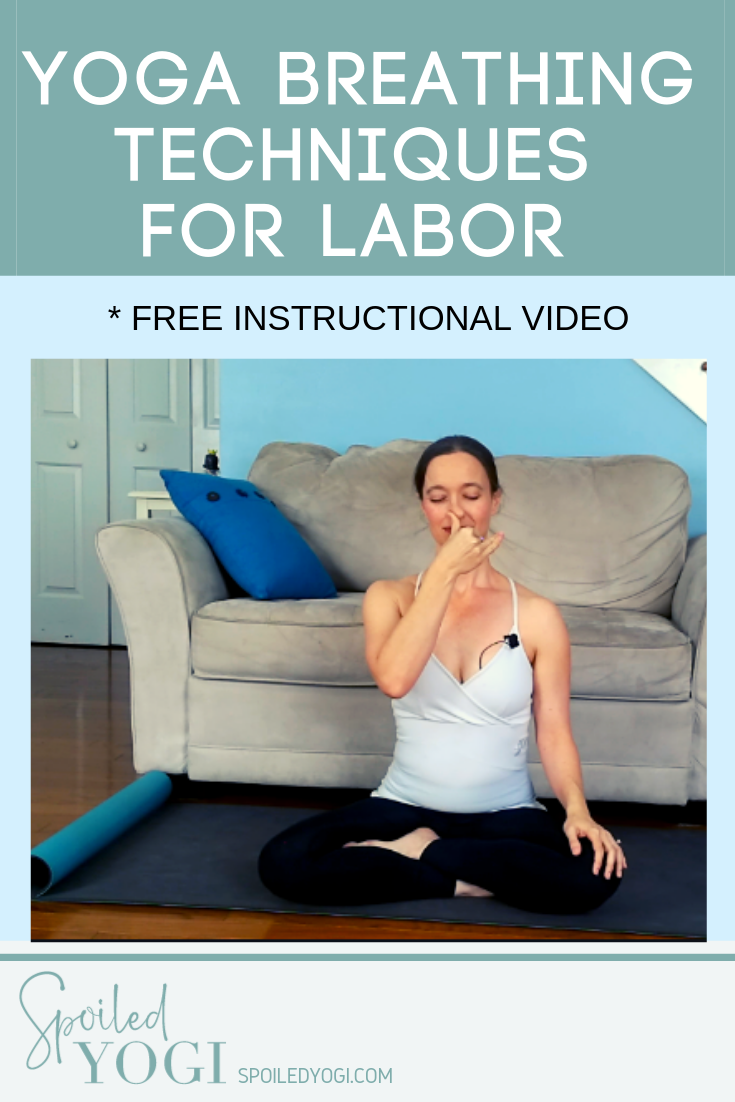 Breathing Techniques for Labor | Prenatal Yoga | SpoiledYogi.com 