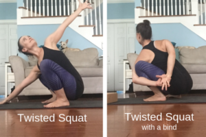 Twisted Malasana | Squats during Pregnancy | SpoiledYogi.com